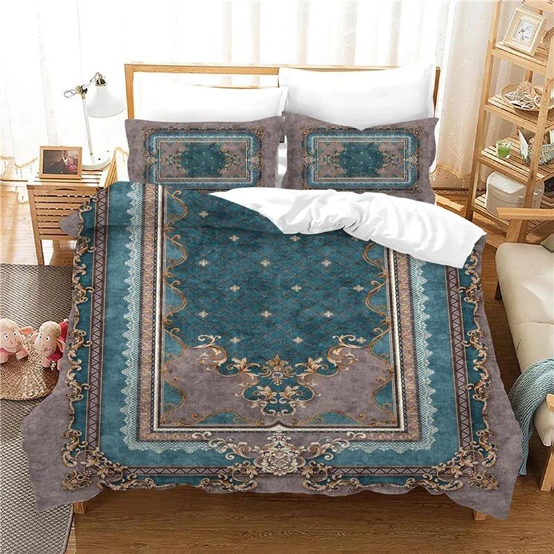 Comforter Luxury S King Size 3Pcs Super High Grade Oft Comfortable Deluxe Bedding Set Western Housse De Couette 240X260 Hot