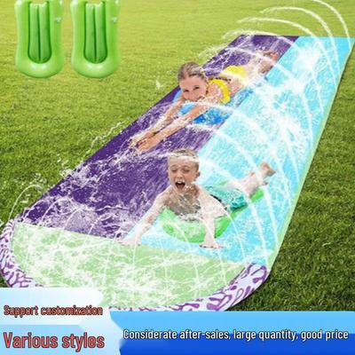 Aufblasbare PVC-Wasserrutsche mit Hai-Thema für Kinder: Optionen für Einzel- und Doppelpersonen