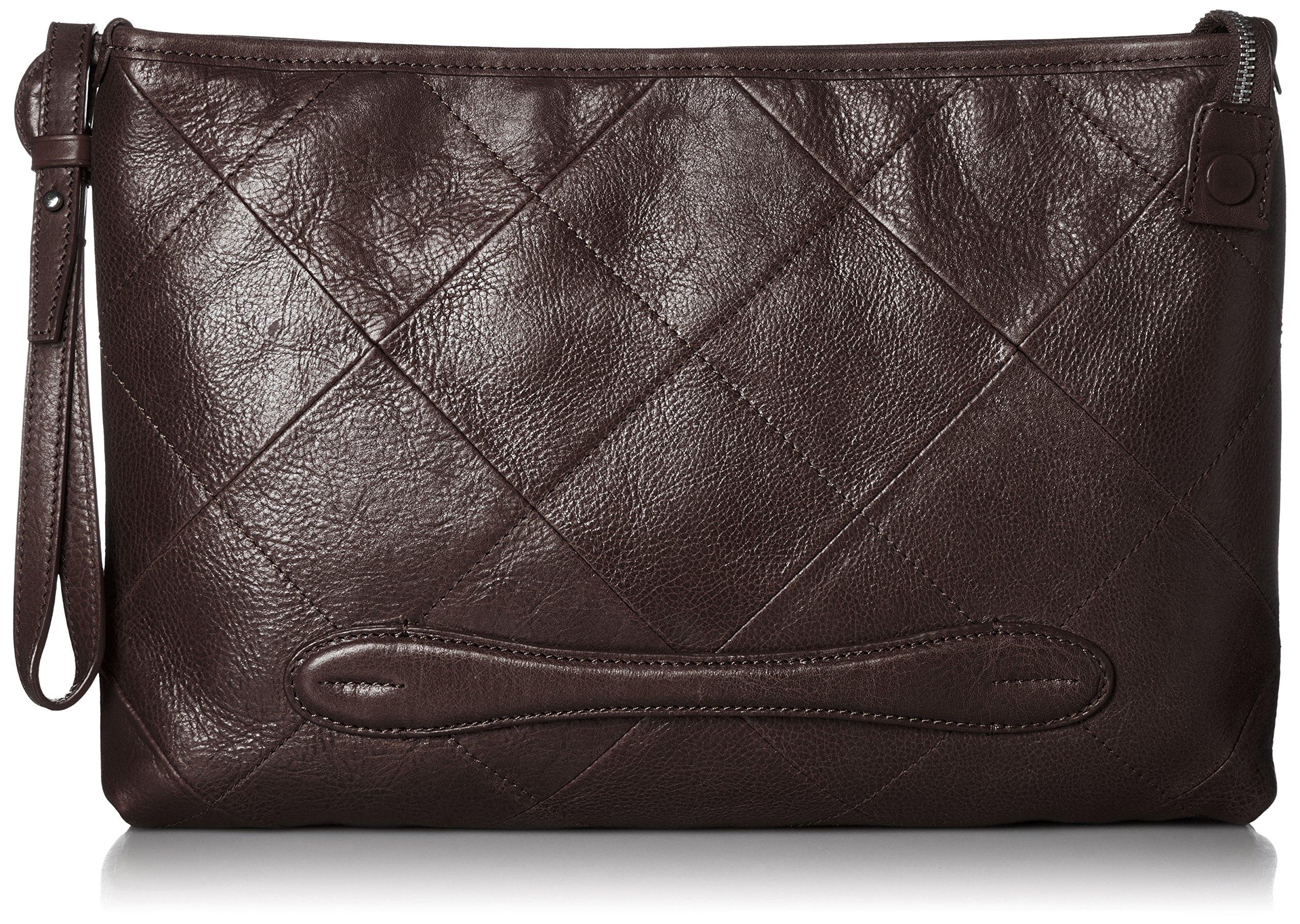 

ПИД. Кожаный клатч Crier PAL102 CHO Шоколадный