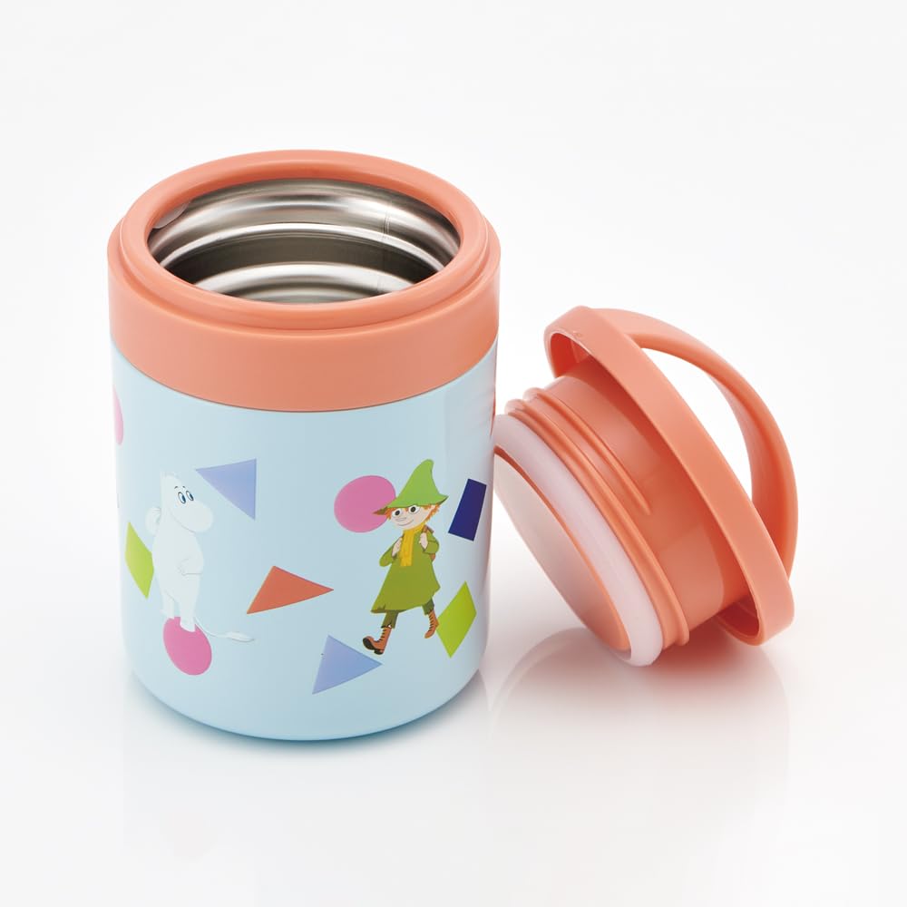Skater Antibacterial Insulated Soup Moomin Anime 23 Jar/Pot, 300ml, Design, (LJFC3AG-A)