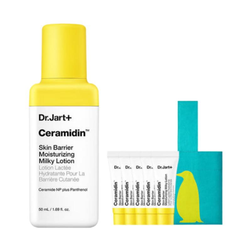 

Dr.Jart+ Ceramidin Skin Barrier Moisturizing Milky Lotion 50ml (+ Milky Lotion 7ml × 5 / Mini Tote Bag)