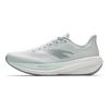 Anta 2nd Zone Heart Rate 80 Comfortable Fabric Synthetic Leather Rubber Low Top Running Shoes Women sneaker Gray Green Silver 122615555-3