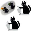 Cartoon Cat Whiskers Collection Ornaments Magnetic Cat Pushing Vase Decor for Home Decoration