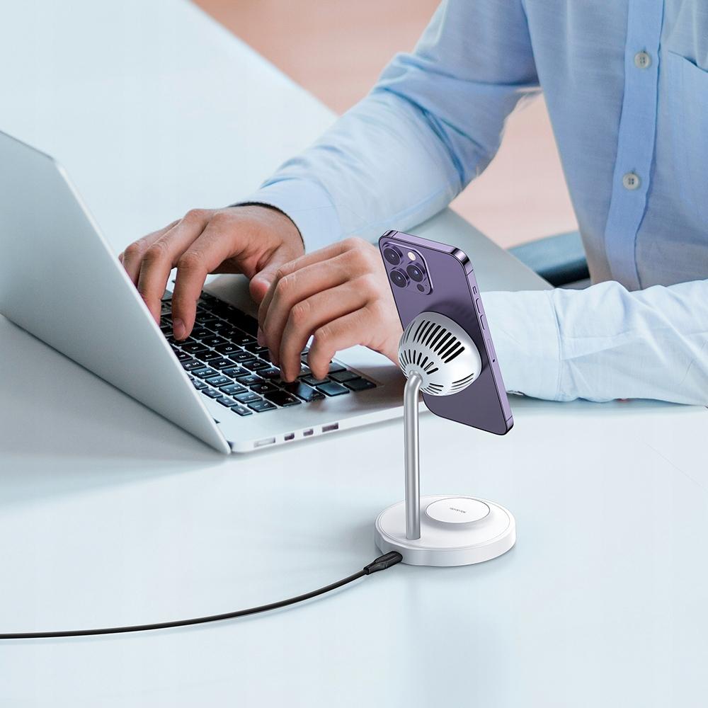 Dockingstation, 2-in-1, Magnetisch, Für iPhone, AirPods, Weiß Mcdodo