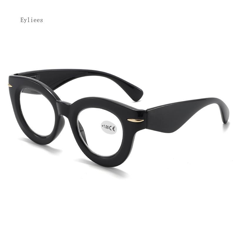 Women's Cat Eye Reading Glasses Retro Anti Blue Light Presbyopic Eyeglasses Fashion Printing Hyperopia Diopter +1.5 Óculos