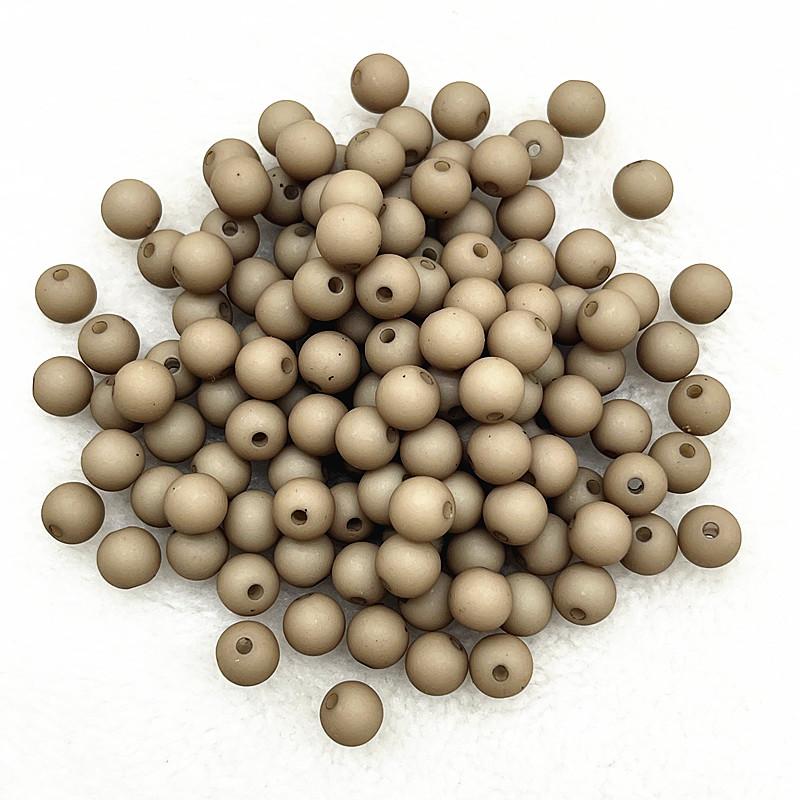New 4mm/6mm/8mm Round Acrylic Matte Beads Loose Spacer Beads for Jewelry Making DIY Handmade Bracelets Accessory