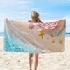 Microfiber Beach Towel Large Size Soft Absorbent Polyester Fabric Quick Dry Lightweight Sand Resistant Bath Towel for Outdoor Use