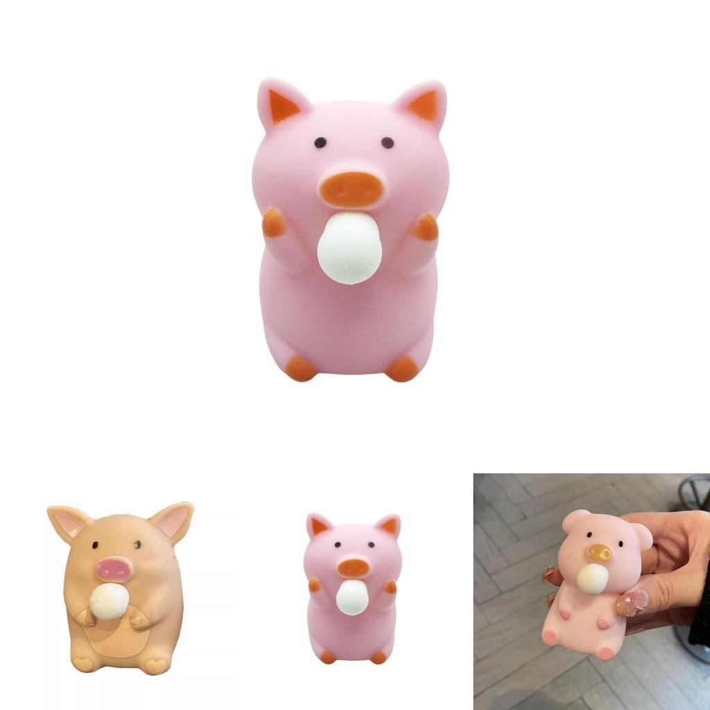 Cute Little Pig Squishy Toy Decompress And Release Stress With Bubble-spitting Fun!
