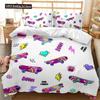 Skateboard Duvet Cover Microfiber Extreme Sports Game Bedding Set Astronaut Spaceman Skateboard Quilt Cover For Boys Teen Boys