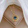 Trendy Women's Starry Sky Necklace: Luxe, Shiny, Versatile Clavicle Accessory