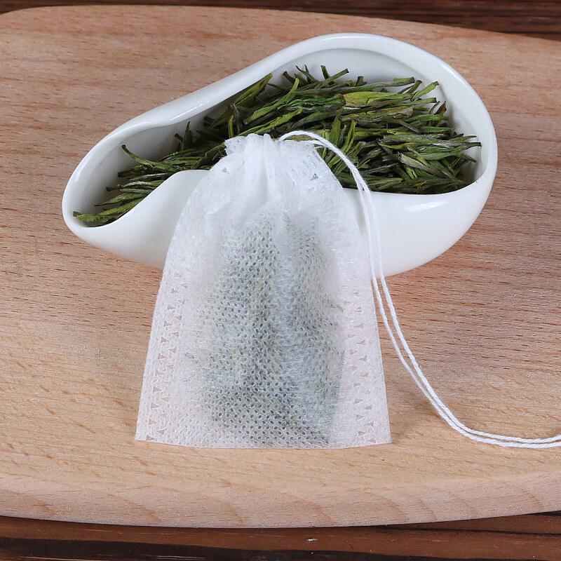Disposable Non-Woven Drawstring Tea Bags & Herb Filter Pouches