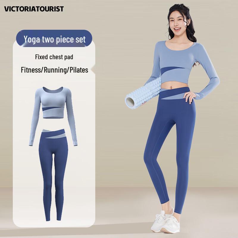 

VICTORIATOURIST Women s Yoga Fitness Workout Set L