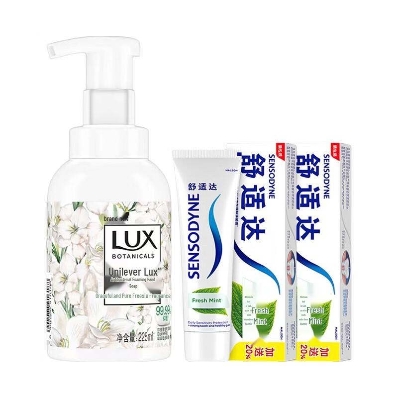 

Lux Hand Wash & Toothpaste Bundle