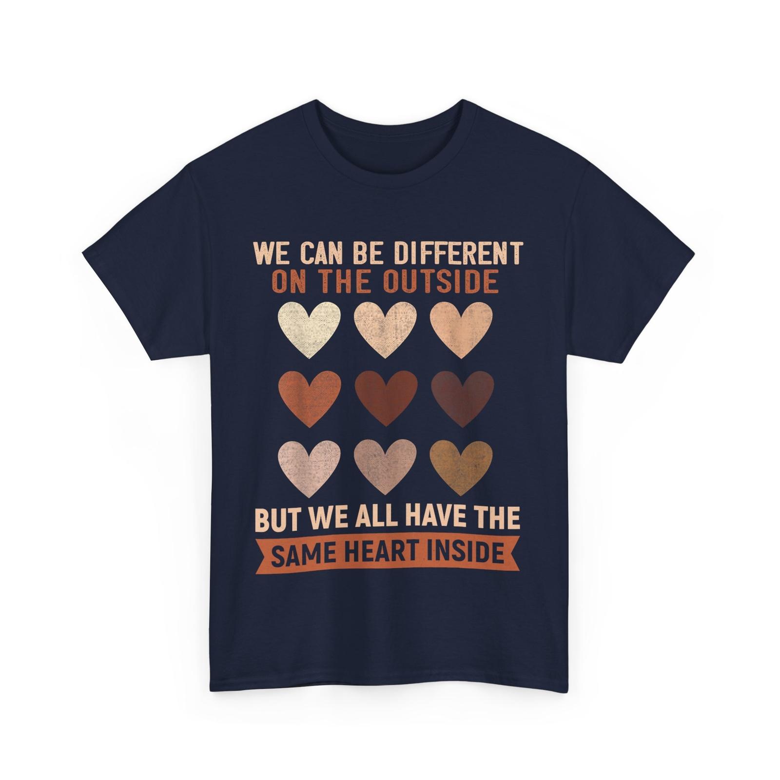 Same Heart Inside Black History Month Men T-Shirt S