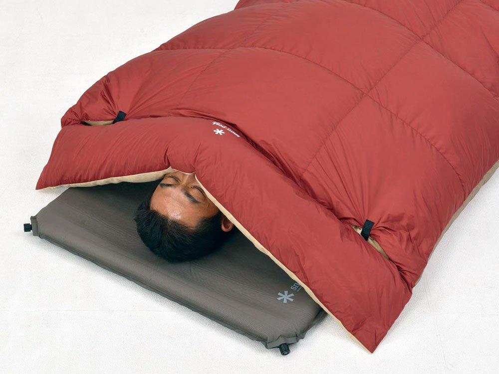 Snow Peak Sleeping Bag Disaster Prevention Camping Mat Included Grand Offton Double Down Amount 1600g Temperature Washable Down Camping Outdoor