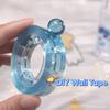 Glitter Ice-Clear Sticky Ball Rolling Tape Easy Hand Pull High Tensile Strength Stress Relief Sensory Toy