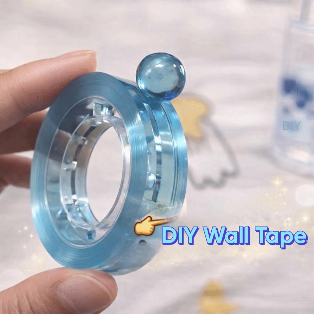 Glitter Ice-Clear Sticky Ball Rolling Tape Easy Hand Pull High Tensile Strength Stress Relief Sensory Toy