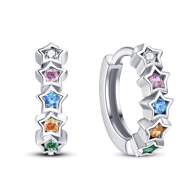 925 Sterling Silver Earring Honey bee with diamond Shells Earrings Jewelry Gift Wedding Earrings For Women Jewellery gift