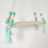 Nordischer Stil Macaron Achteckige Perle Fransen Regal Wandbehang Kinderzimmer Kreative Heimdekoration Brett