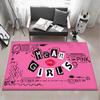 Mean Girls Floor Mat Eco Flannel Doormat Non Slip Odorless Indoor Floor Rug Soft Short Plush Home Mat