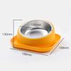 Anti-toppling Cat Food Bowl Elevated Dog Water Bowl Stable Pet Food Feeder  Pet Supplies