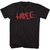 Men's Hole Crossed Heart Logo T-shirt Medium Black