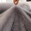 Sofa Towel Autumn and Winter Straight Row Thickened Maillard Rabbit Plush Winter Cushion Non-Slip High-End Cover Cloth