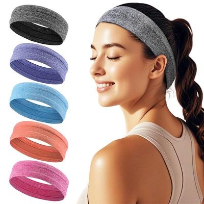 European & American Sweat-Absorbing Non-Slip Fitness Headband for Yoga, Running & Basketball