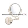 LED Bathroom Vanity Mirror with Folding Makeup Light - Wall-Mounted for Home & Hotel Use
