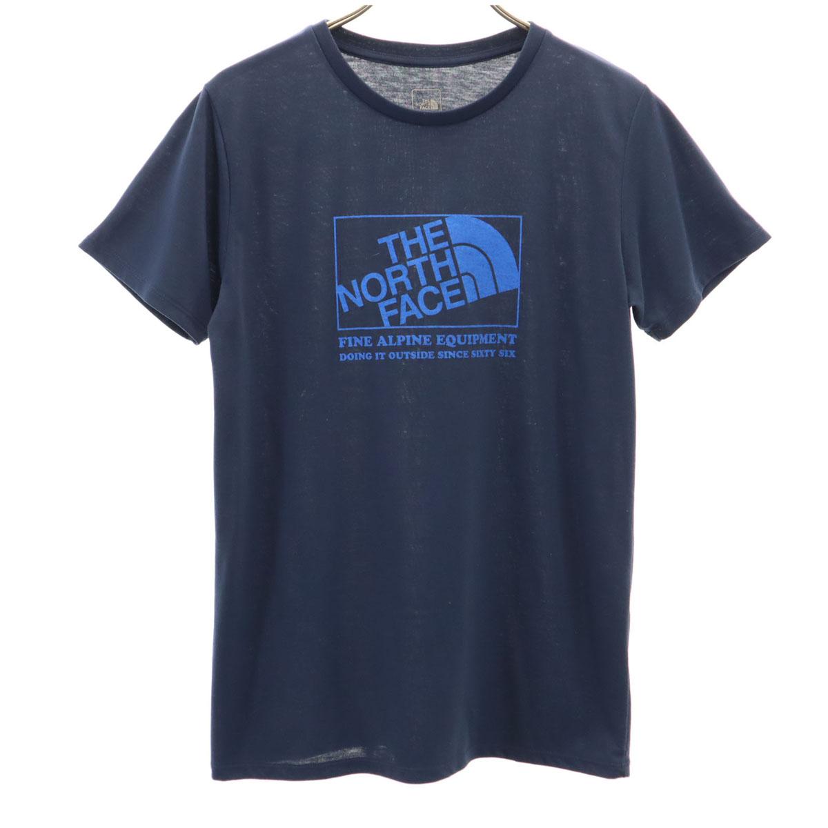 

THE NORTH FACE Short sleeve T-shirt L Navy Outdoor NTW11868 Women Used