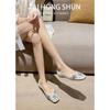Exquisite French Rhinestone Pointed Toe Flats: Women's Fairy Style Slip-On Wedding Shoes