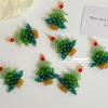 Handmade Christmas Crystal Pendant & Hair Clip Duo