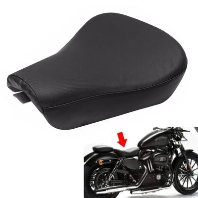 Motorcycle Solo Seat Cushion Leather Driver Front Pillow Pad For Harley Sportster Forty Eight 48 72 Xl883 Xl1200