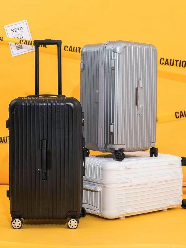 Durable, Extra-Large Rolling Suitcase with Combination Lock – Unisex Travel Luggage