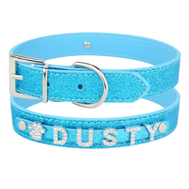 personalized rhinestone dog collars