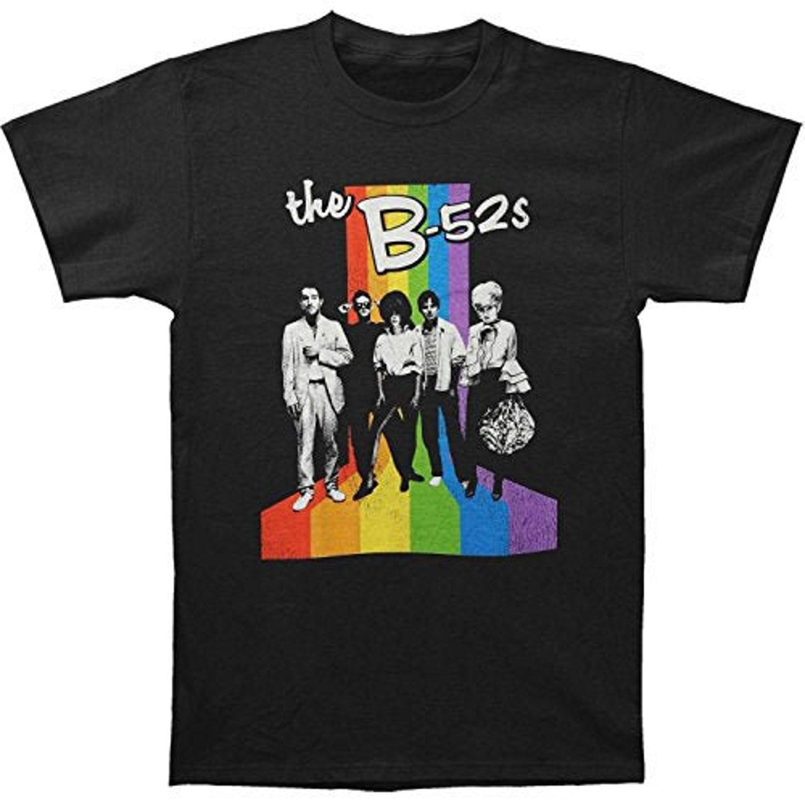The B52s Mens T shirt- Officially Licensed The B-52s Love Shack Band Merch - Boyfriend Tee S