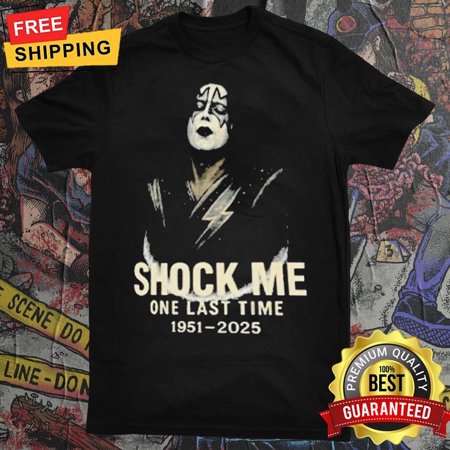 

Ace Frehley Shock Me One Last Time 1951-2025 T-shirt S to 5XL 2F1177 4XL