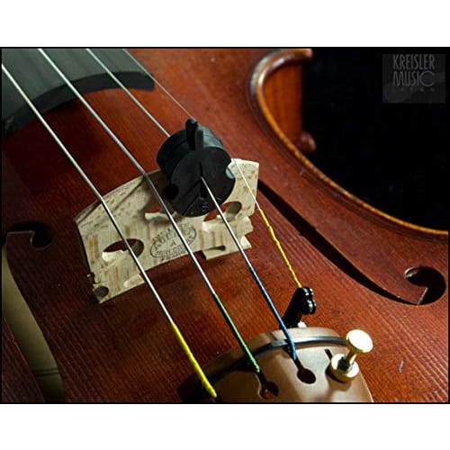 Tourte Style Violin/Viola Mute, Single Hole, Black