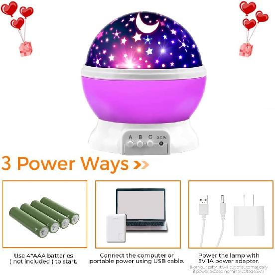 Star Projector Night Light for Kids, Birthday Fun Gifts for 1-4-6-14 Year Old Toy Gift for 3-9 Year Old Boys, Projection Lamp for Kids Bedroom, for