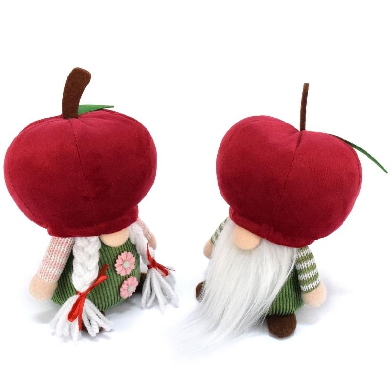 Handmade Plushes RedApple Gnome Ornaments Party Decorations Ornaments Supplies for Bedroom Dormitory Decorations