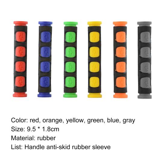 Manchons Silicone Poignées De Frein Vélo – Antidérapants – 1 Paire – Couleurs Variées