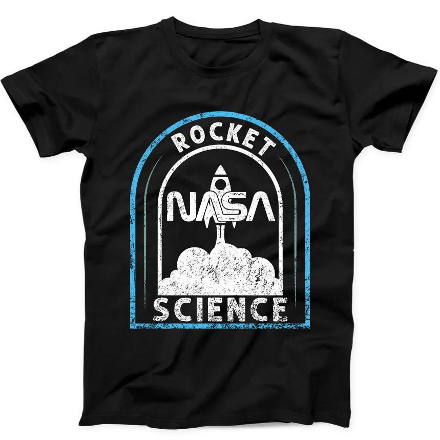 Rocket Nasa Science Meme Best Seller Funny Gift Black Tee T Shirt 354