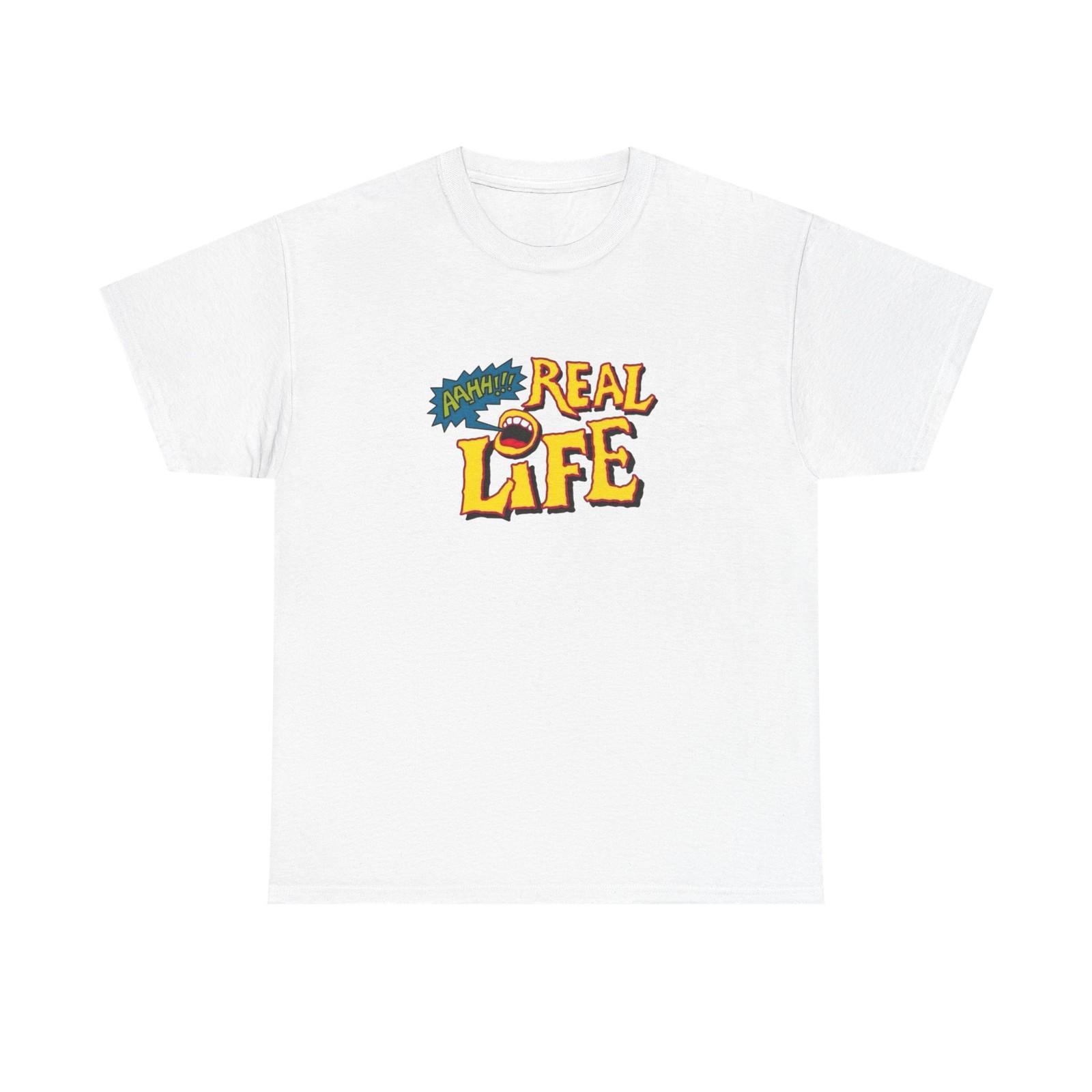 Ahh Real Life Drama Graphic T-Shirt Unisex Heavy Cotton Tee L