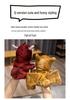 Movable Mouth Dinosaur Plush Hand Puppet - Cartoon Animal Toy & Birthday Gift