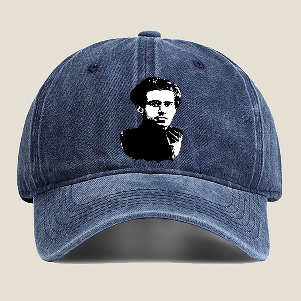 

Portrait Silhouette Fashion Washed Baseball Cap Hat Outdoor Activities One Size темно-синього кольору