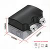 IP66 Waterproof ABS Plastic Junction Box - Gray for Outdoor Power Distributionoutdoor rainstorm proof
