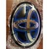 AOQ1 160mm car series crystal series 3D crystal car hybrid logo badges front grille for Toyota Highlander Camry RAV4 CHR Senna Avalon
