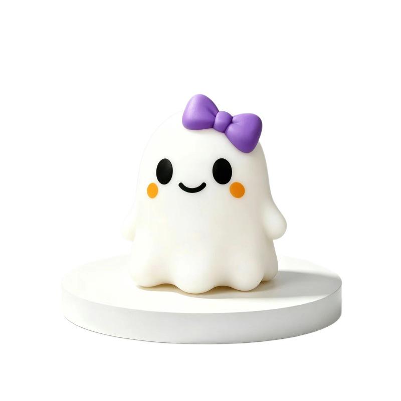 Soft & Cute Halloween Ghost Squeeze Toy - Creative Prank & Stress Reliever