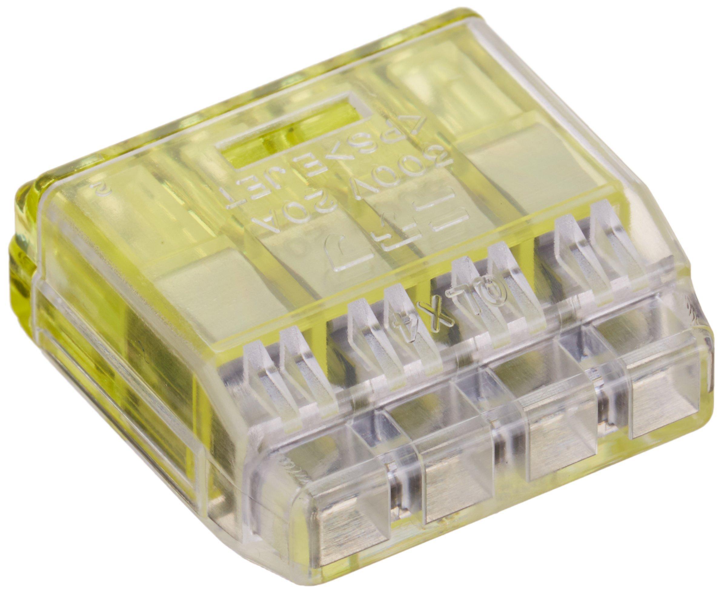 

Nichifu Quick Lock Plug-in Connector, QLX4-YCL, 50-Pack, 4-Position
