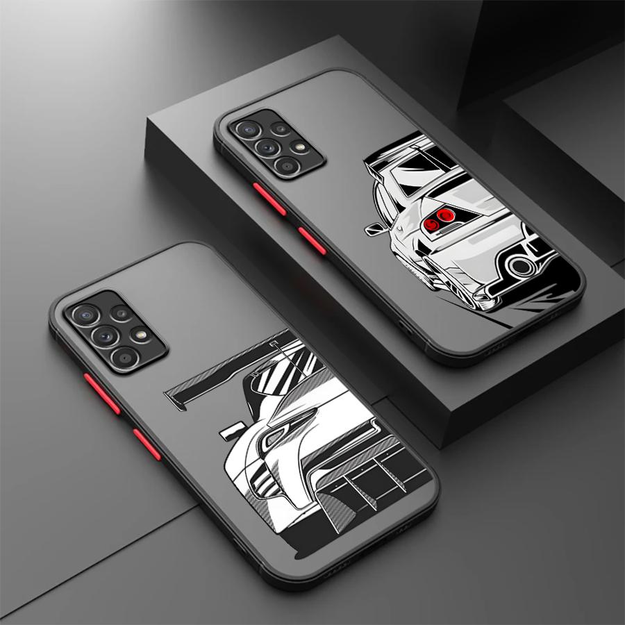 Cartoon Cool Car Phone Cover Case for Samsung Galaxy A35 A54 A14 A23 A34 A36 A52S A72 A17 A52 A16 A15 A56 A55 A53 A73 A33